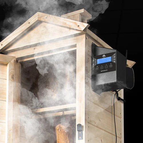 Kit dragON para ahumador - módulos IQ con Wi-Fi y generador de humo JET 2 LONG con cajón de cenizas - 13