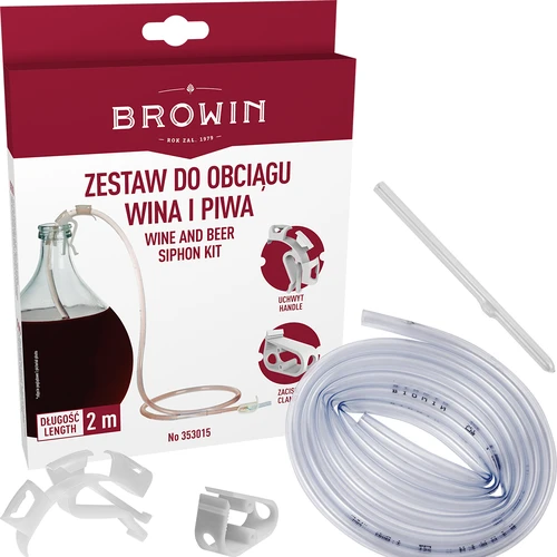 Kit para trasiego de vino con asa y abrazadera - 2