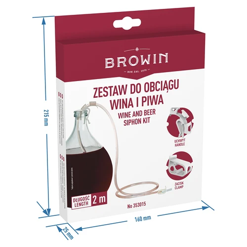 Kit para trasiego de vino con asa y abrazadera - 7