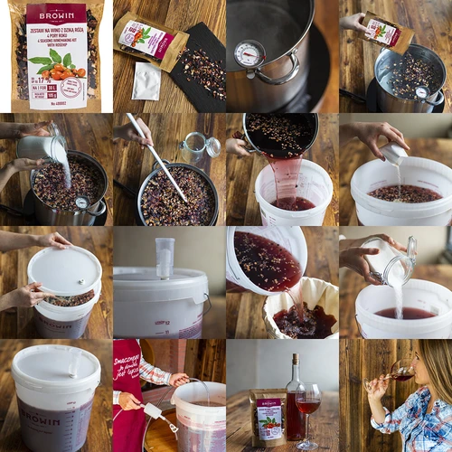 Kit para vino 4 ESTACIONES - rosa mosqueta - 5