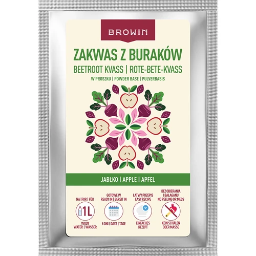 Fermento de remolacha en polvo con manzana, 36 g