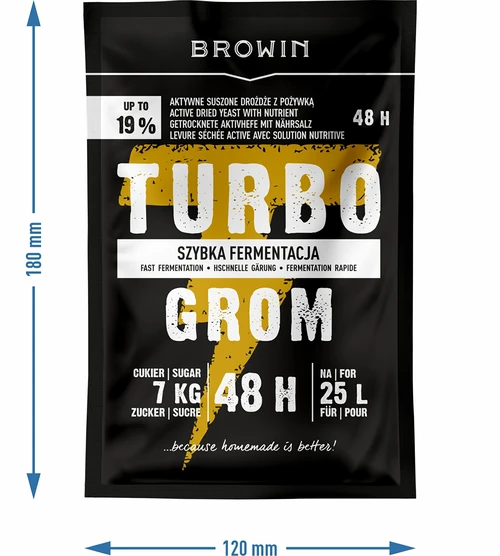 Levadura de destilería Turbo Grom 48h - 4