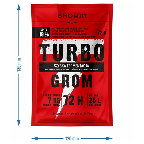 Levadura de destilería Turbo Grom 72 h - 4