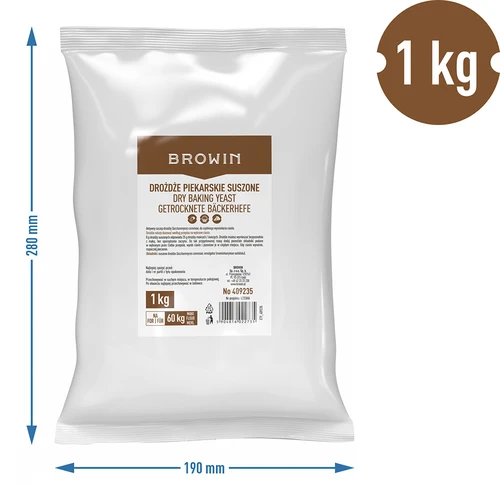 Levadura de panadería seca - 1000g - 4