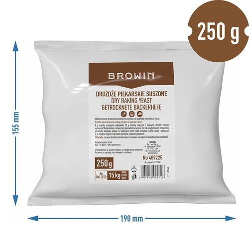 Levadura de panadería seca - 250g - 4