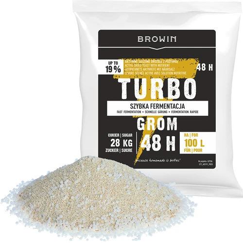 Levadura destiladora Turbo Grom 48h 100L - 4