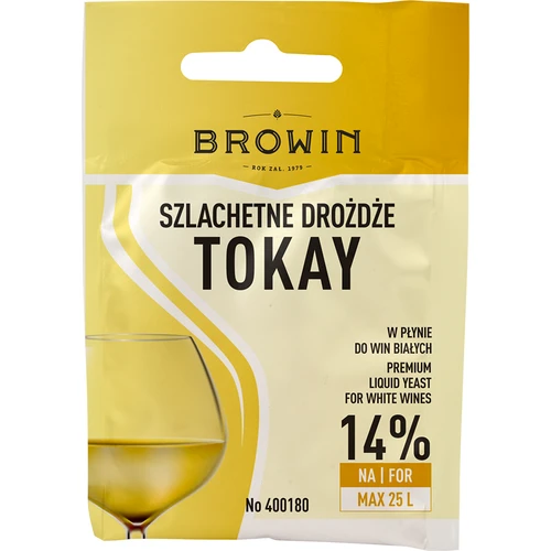 Levadura enológica Tokay, 20 ml