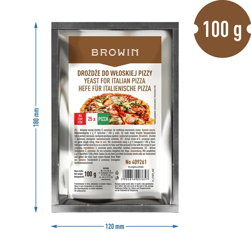 Levadura para pizza - 100g - 3