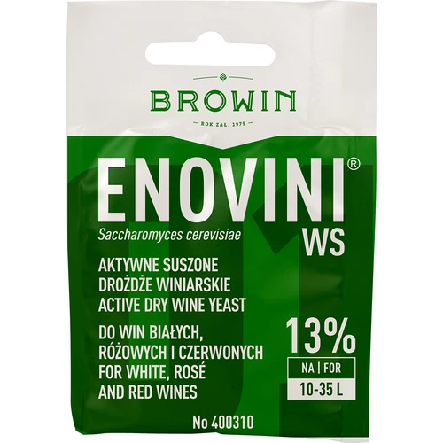 Levadura para vino Enovini® WS, 7 g