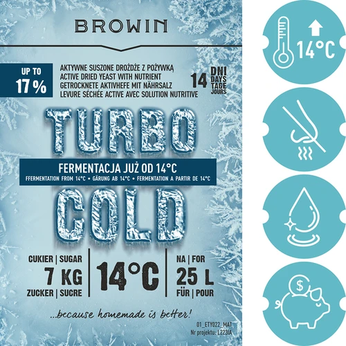 Levadura Turbo Cold 120 g - 5