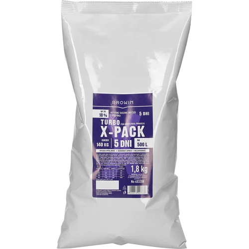 Levadura Turbo X-Pack - 500 L - 1,8 kg