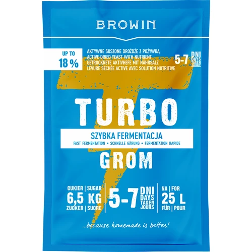 Levaduras de destilería Turbo Grom 5-7 días