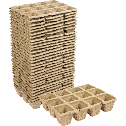 Macetas de papel 4,5x5x4,5 cm, 30 uds.