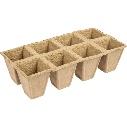 Macetas de papel 6x6x6 cm, 5 uds.