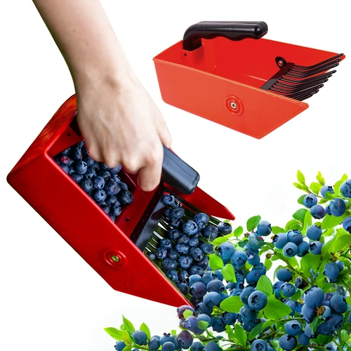 Máquina para recoger frutas pequeñas, dientes de metal - 6