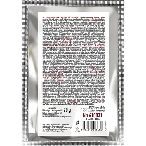Marinada para codillo - 70g - 2