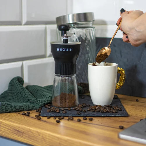 Molino de café manual con ajuste - 12