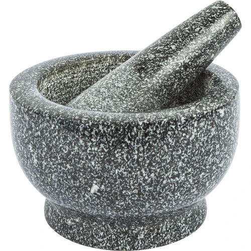 Mortero de cocina de granito - 13cm