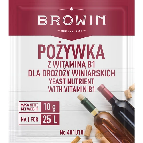 Nutriente para vino con vitamina B1