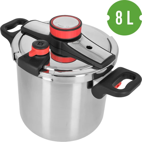 Olla a presión de acero inoxidable, 8 L - 3