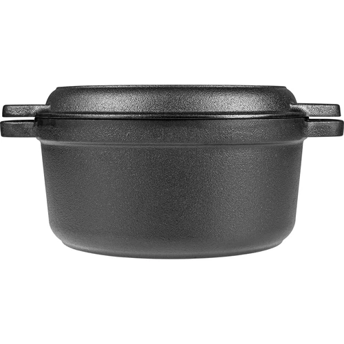 Olla de hierro fundido con sartén, 5 l - 5