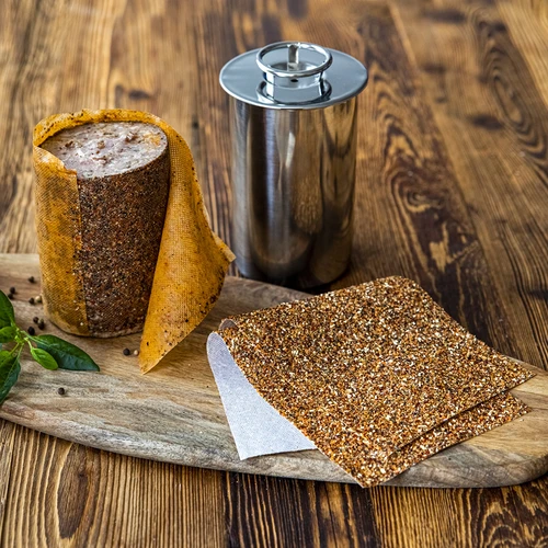 Pack con camisa de agua - prensa para fiambre 1,5 kg + olla - 24