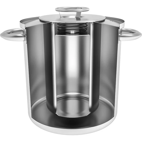 Pack con camisa de agua - prensa para fiambre 1,5 kg + olla - 3