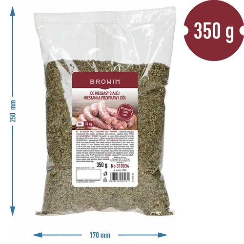 Para salchicha blanca - mezcla de especias y hierbas, 350g - 3