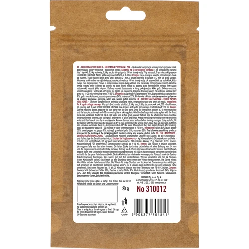 Para salchichas caseras, 20g - 2