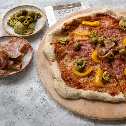 Piedra para pizza redonda, hecha de cordierita, diámetro 33 cm - 14