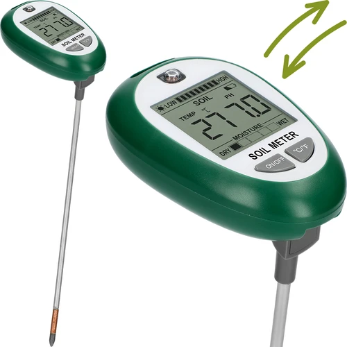 Probador de sustrato 4 en 1-pH, humedad, C, luz solar - 3