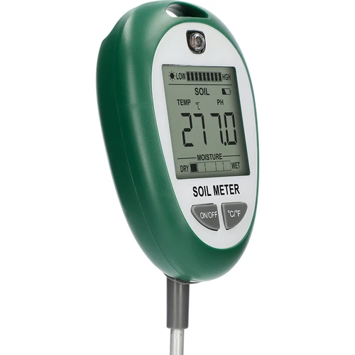Probador de sustrato 4 en 1-pH, humedad, C, luz solar - 5