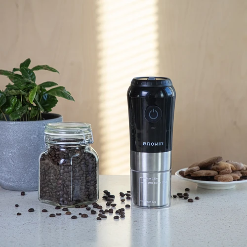 $PRY Molinillo de café eléctrico con taza e infusor - 14