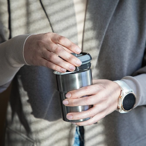 $PRY Molinillo de café eléctrico con taza e infusor - 18