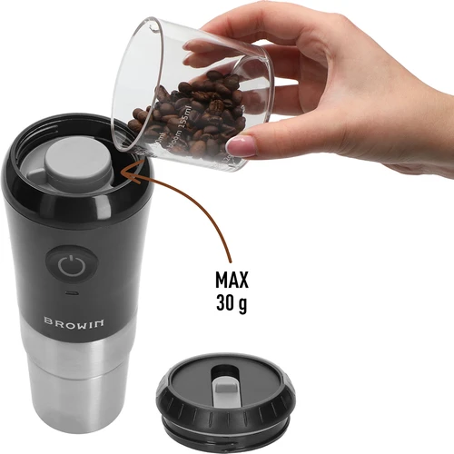 $PRY Molinillo de café eléctrico con taza e infusor - 7