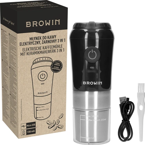 $PRY Molinillo de café eléctrico con taza e infusor - 12