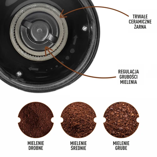 $PRY Molinillo de café eléctrico con taza e infusor - 11