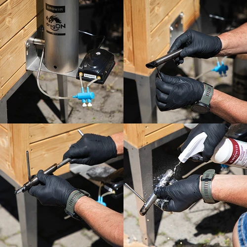 Raspador para generadores de humo dragON JET – limpieza cómoda del tubo de humo - 4
