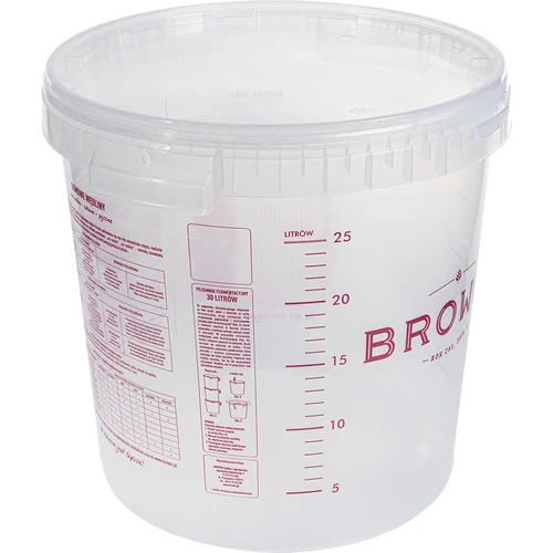 Recipiente de ferment. transp 30L impresión, 2 tubos - 2