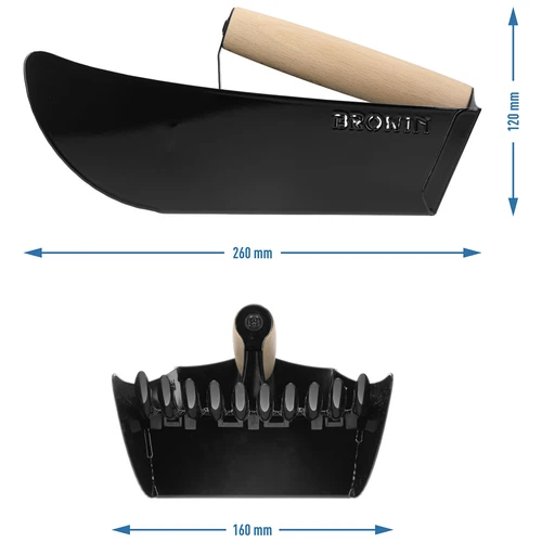 Recogedor de frutas pequeñas de metal negro - 10