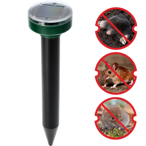 Ahuyentador solar de topos – protección del jardín eficaz, segura y humanitaria, 1 ud. - 6