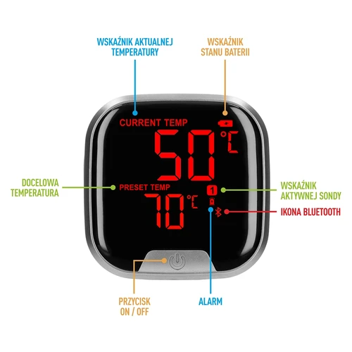 SOENS Termómetro de cocina con Bluetooth - 7