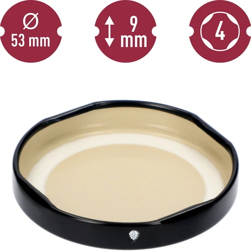 Tapa fi53 negra - 10 uds. - 5