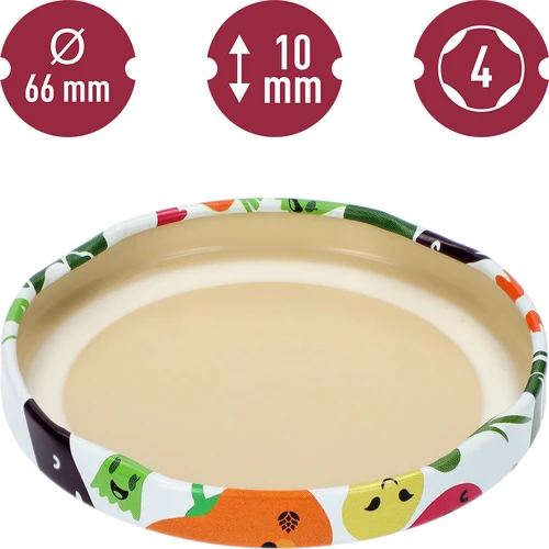 Tapa fi66 verduras - 10 uds. - 4