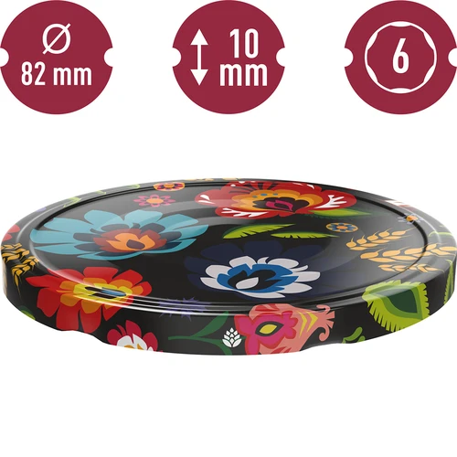 Tapa fi82/6 Folk negro - 10 uds. - 3