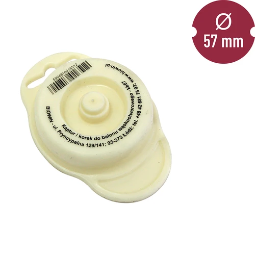 Tapón / capuchón para globos con cuello estrecho fi57mm - 2