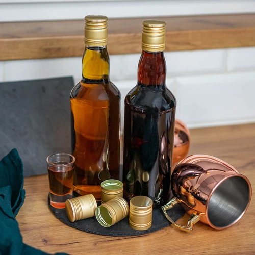 Tapón para botellas fi31,5/24 - dorado - 6uds. - 3