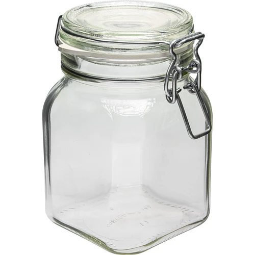 Tarro Comfort 750ml cuadrado. cierre hermético