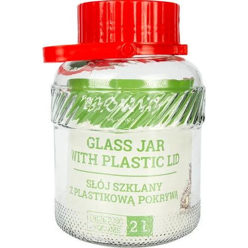 Tarro de 2L con tapa de plástico