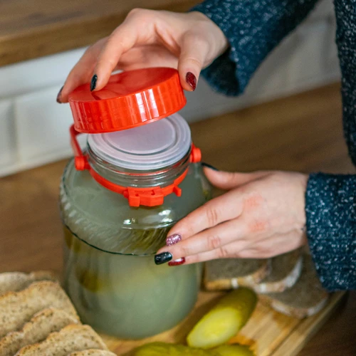 Tarro de 2L con tapa de plástico - 4